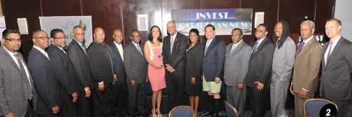 Ministers of Govts With Hard Beat CEO FeliciaPersaud, r, and Panelist LisaLake at l. (Sharon Bennett image) 