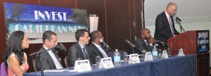 Panellists at the 2012 Invest Caribbean Now forum in NYC in June 2012. (Sharon Bennett image)
