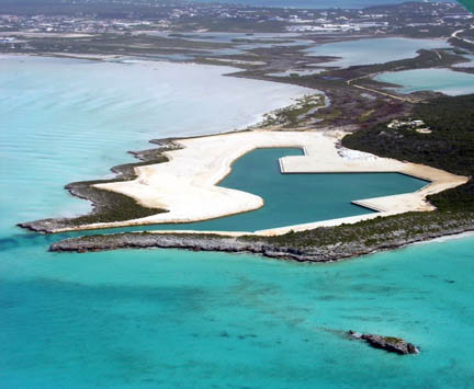 Cooper Jack Marina in the Turks and Caicos Islands.